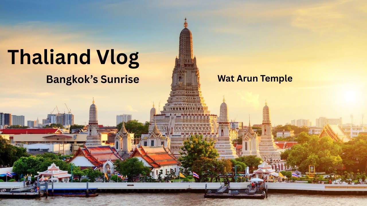 Chasing Sunrise in Bangkok , Thailand | Wat Arun Temple | Thailand Vlog #trending #thailand #vlog