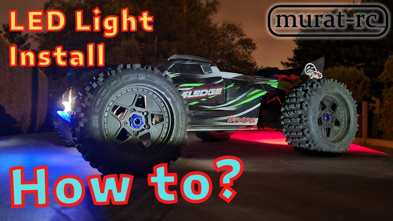 LED Lights INSTALLATION for the Sledge -- MURAT-RC --