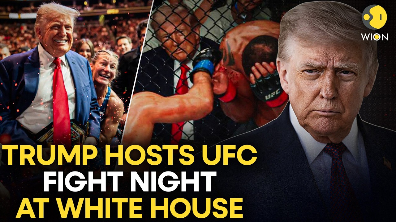 Trump LIVE: President Trump Hosts UFC Freedom 250 At White House On 80th Birthday | WION Live