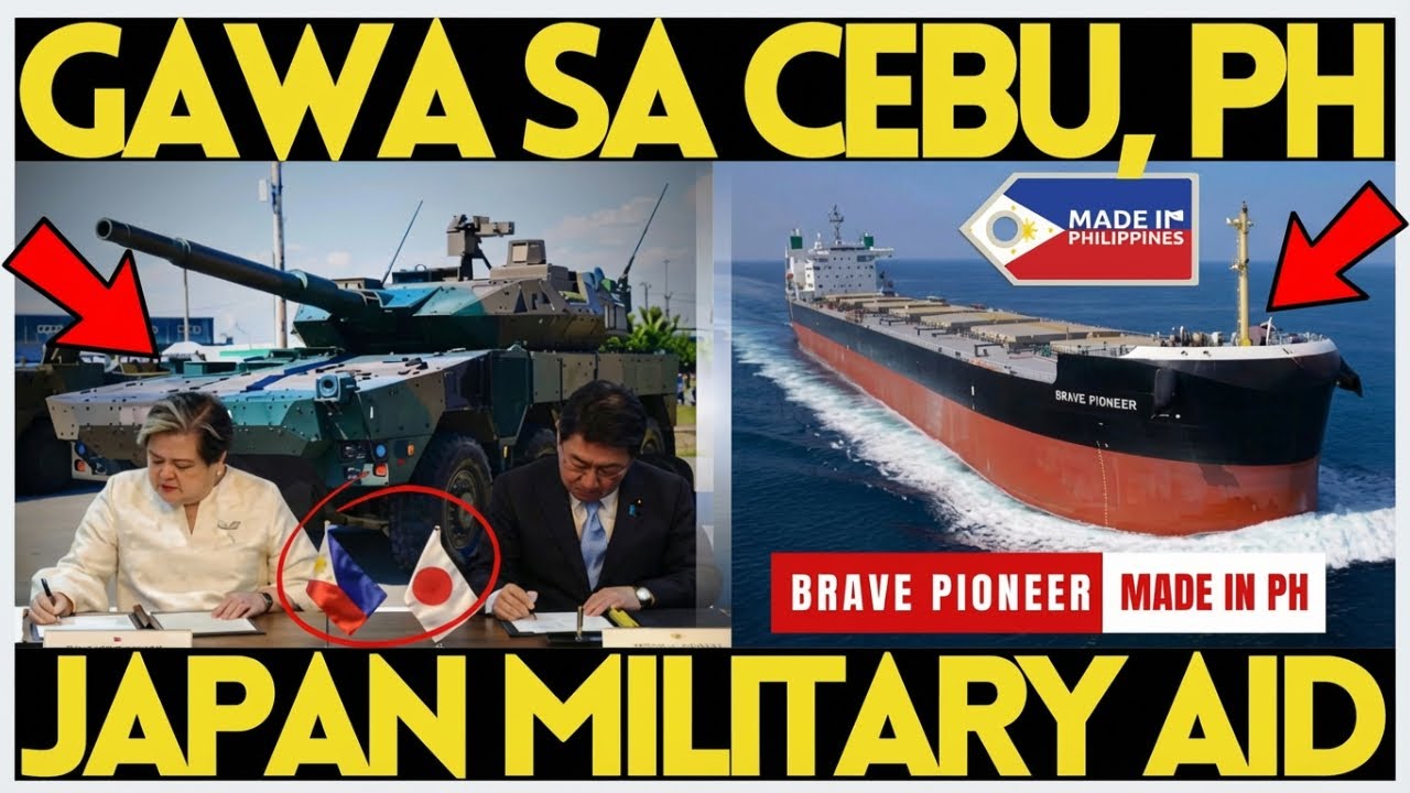 MADE IN CEBU, FIRST IN THE WORLD METHANOL DUAL FUELLED BULK CARRIER, JAPAN NAGBIGAY NG MILITARY AID