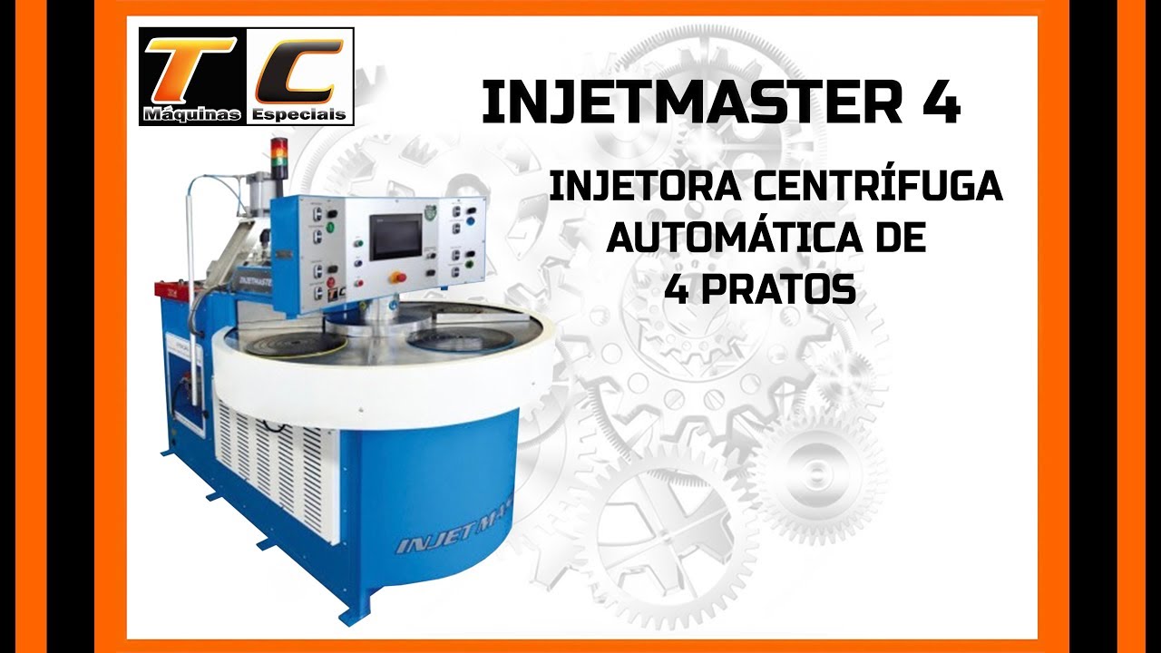Injection Centrifuge of ZAMAC--- Inyector Centrífuga de ZAMAC, mod INJETMASTER 4.