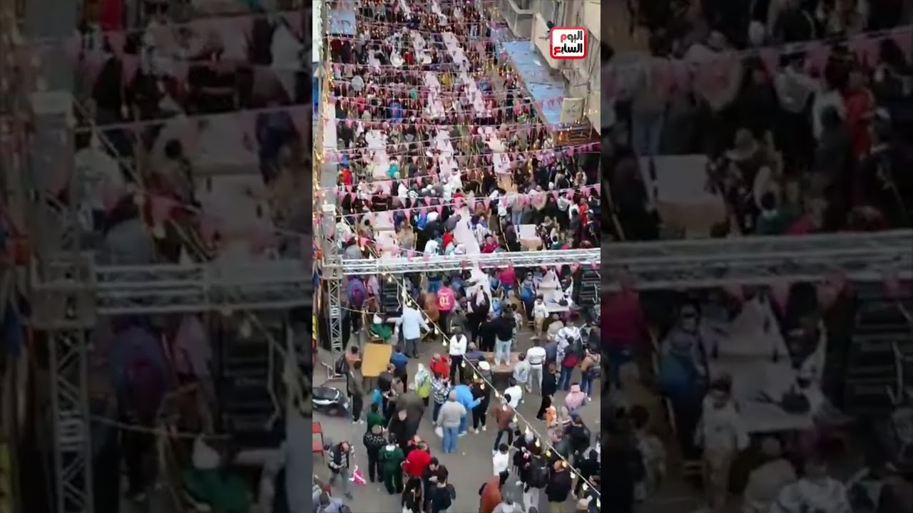 العلواية..  أكبر مائدة إفطار لــ 15 ألف صائم في الإسكندرية.. مباشر