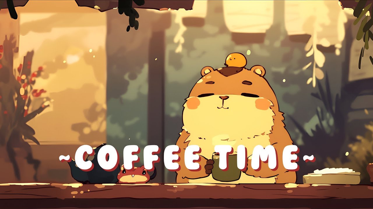 Lofi Capybara Radio - Peaceful Music for Your Soul ~ Dreamy Vibes ~ 🦫 🌿 ☕