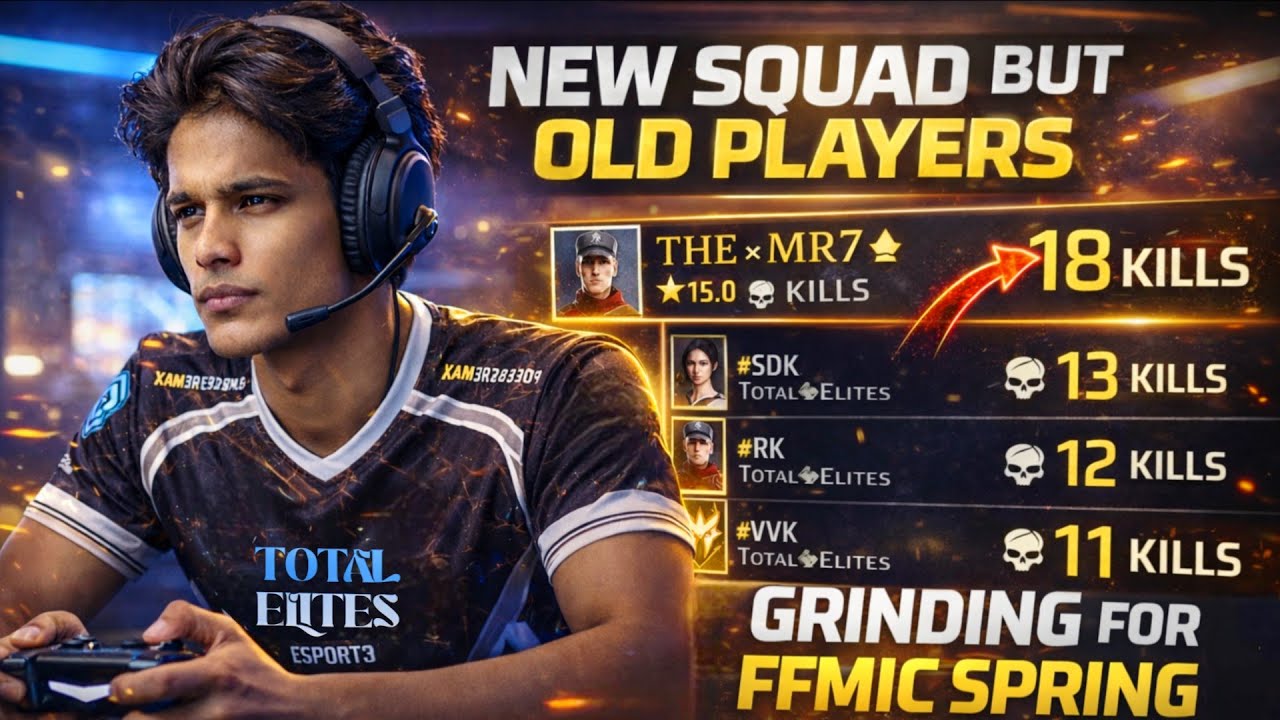 THE SQUAD OF DEMONS IS BACK 😈| TOTAL ELITES ♠️ | FT. @THExMR7  #ffmic2026 