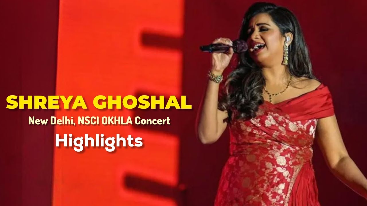 Shreya Ghoshal lighting up Delhi with pure magic. One stage, one voice, endless emotions..✨