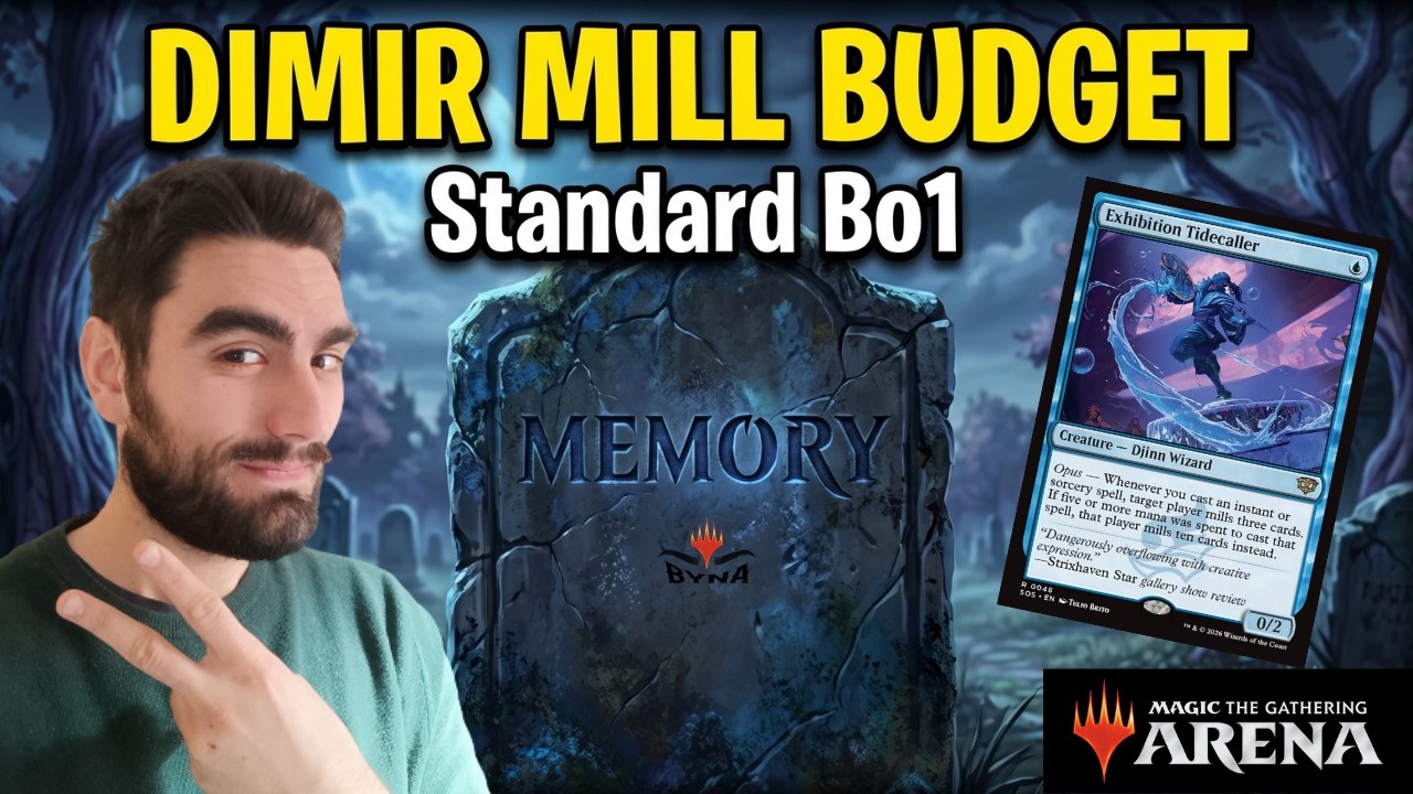 DIMIR MILL Budget!!! Standard Bo1 #mtgarena #magic #mtgita #magicthegathering