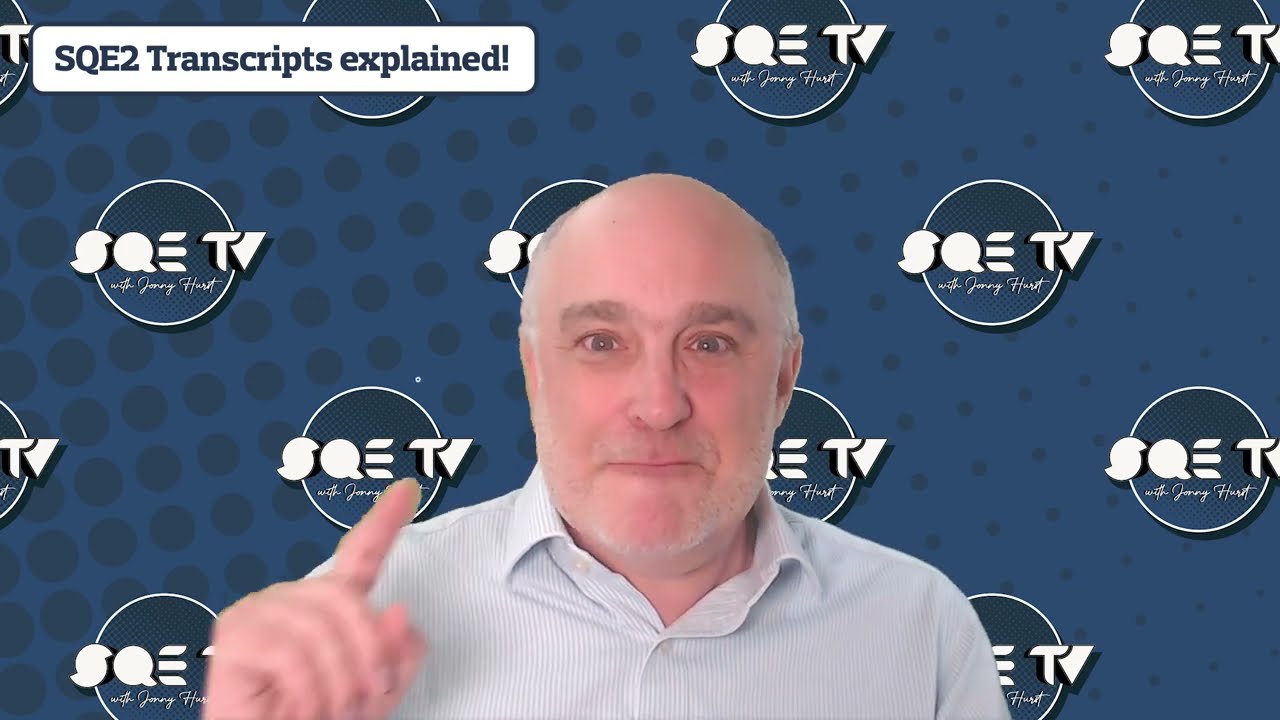 Understanding Your SQE2 Transcript: Detailed Breakdown & Key Insights!