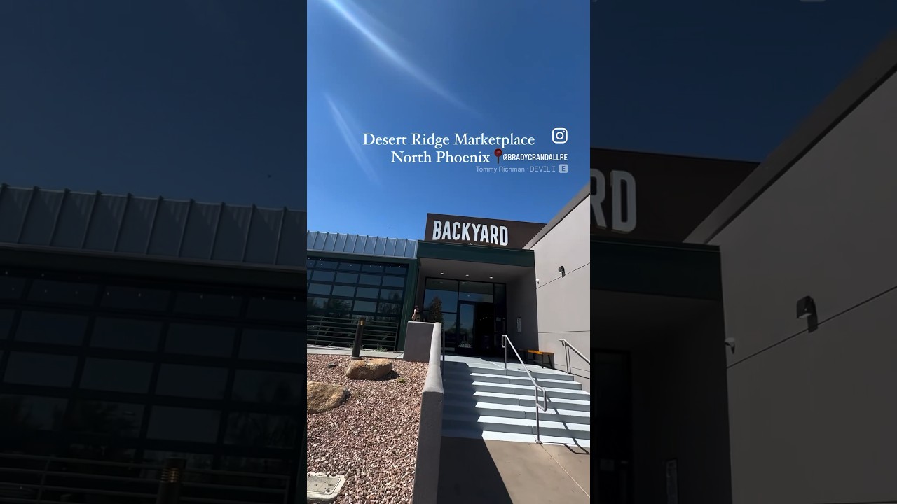 Desert Ridge Marketplace🔥The Backyard, North Phoenix #phoenix #restaurant #foodie