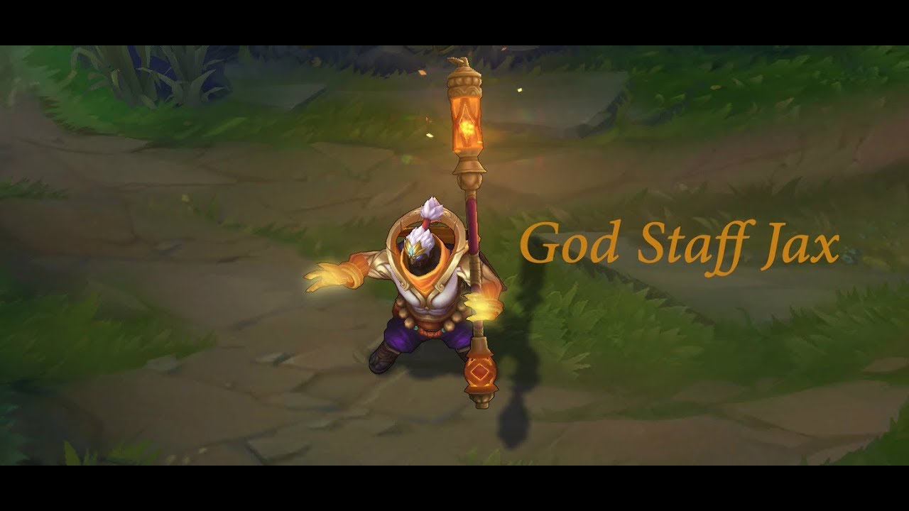 Skin Spotlight Jax Baston Divino / God Staff Jax