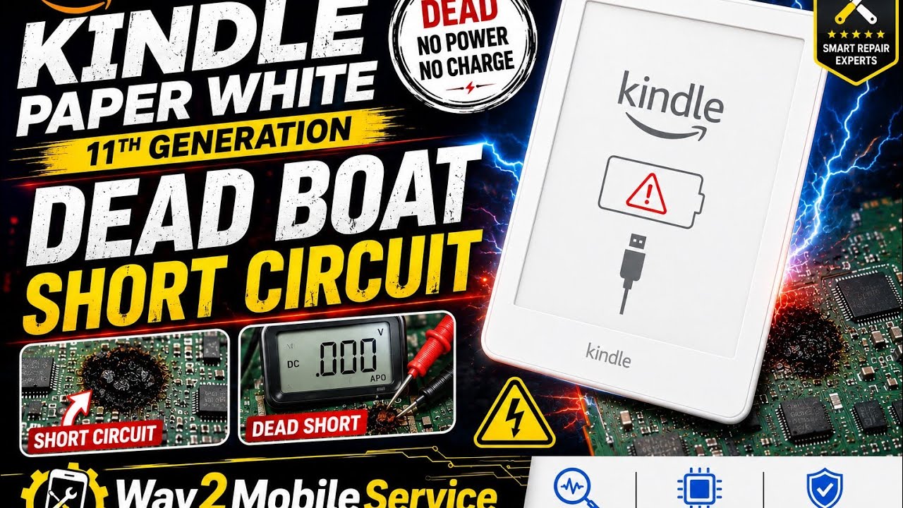 Amazon KindlePaper White Signature Edition 11th Gen Dead Fix #Way2Mobile2ervice#Youtube#Shorts#Viral