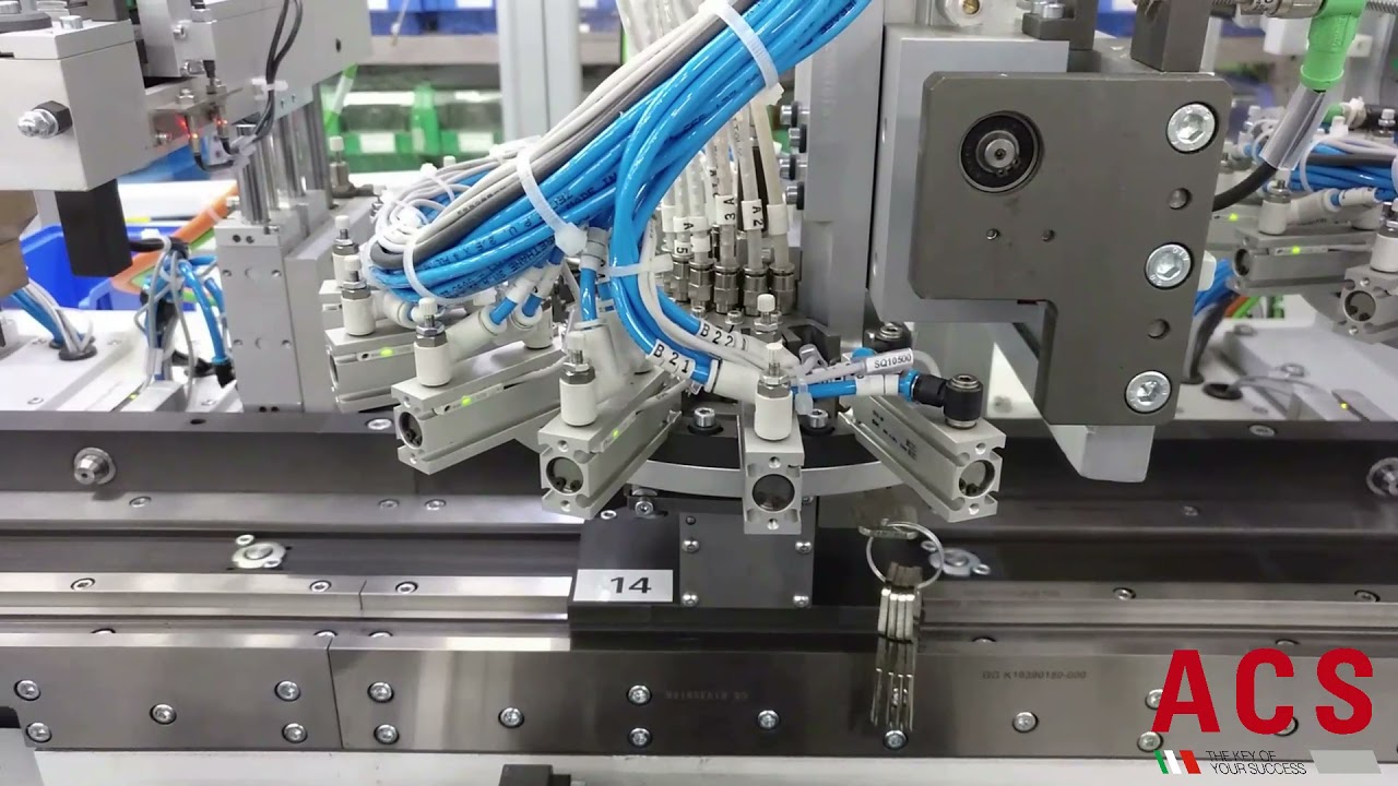 ACS [K19] Linear Assembling Machine for cylinders and padlocks