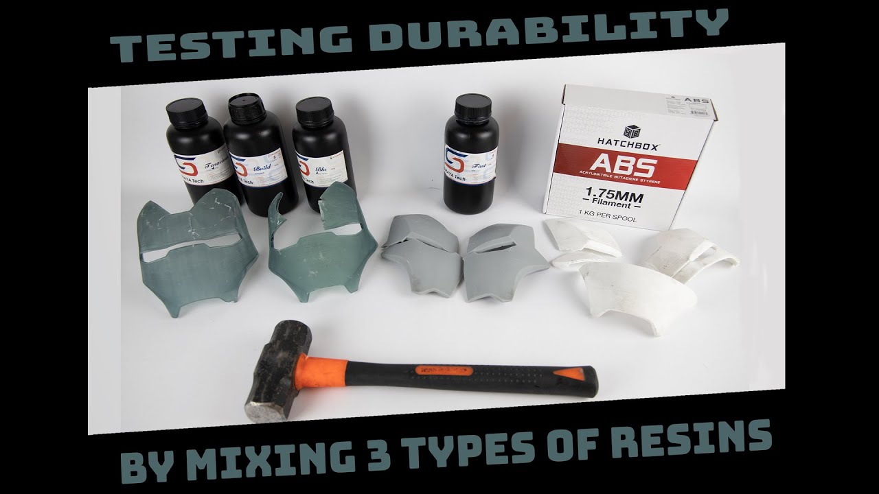 Siraya Tech mixed resins drop Test