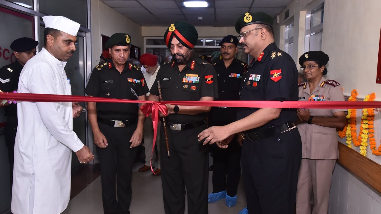 Army Commander, Sapta Shakti Command inaugurates Biplane Cardiac Catheterisation Lab at MH, Jaipur.