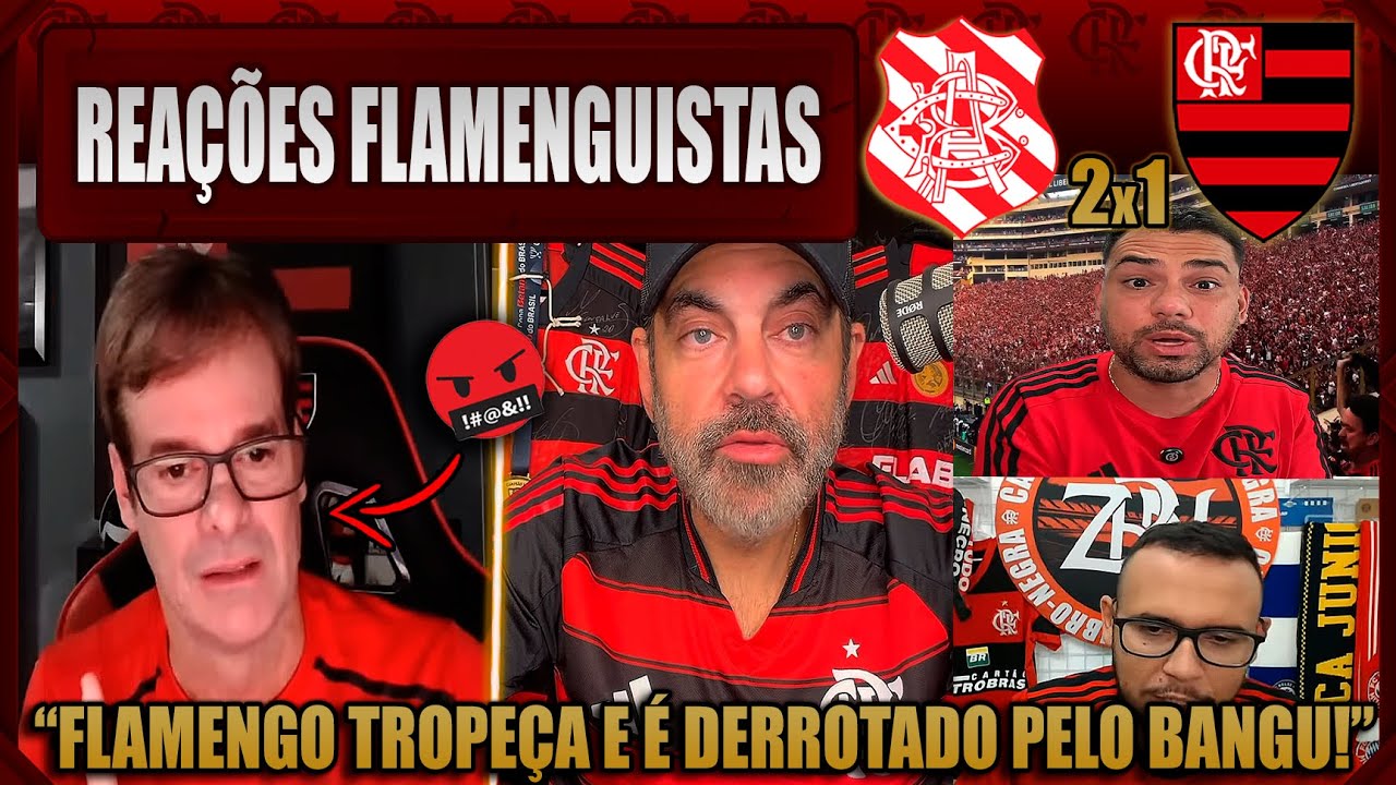 REAÇÕES FLAMENGUISTAS - BANGU 2x1 FLAMENGO - CAMPEONATO CARIOCA 2026 - VAMOS RIR DO FLAMENGO!
