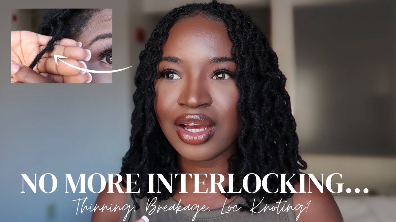 Why I am no longer interlocking my locs | Thinning Loc, Breakage , & knots in locs… ?? | #KUWC