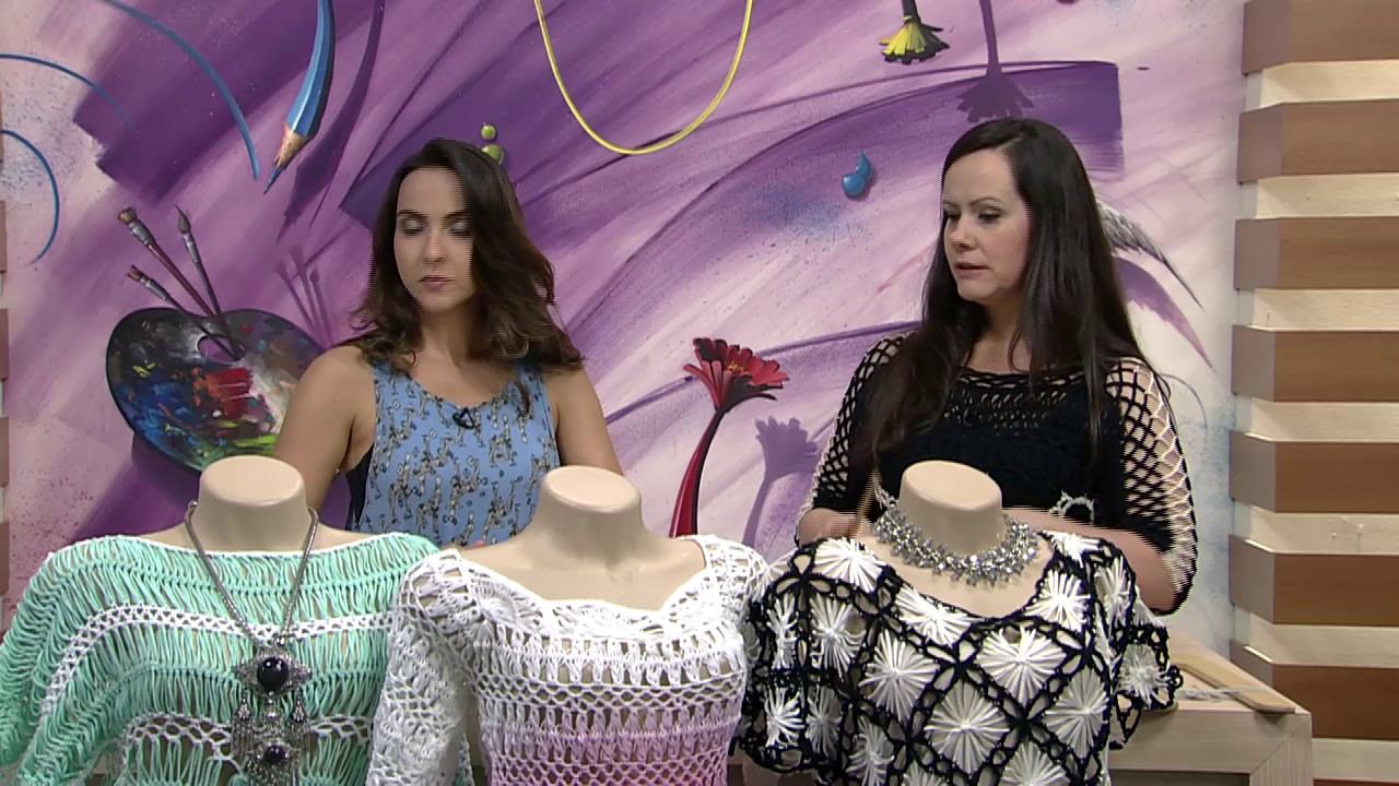 Mulher.com - 13/01/2017 - Blusa em crochê de grampo - Helen Mareth  P1