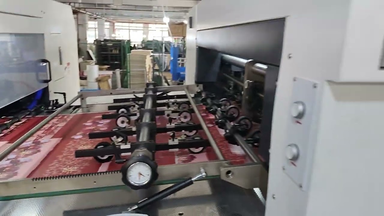 MHC-1060CE Automatic Die Cutting & Creasing Machine with Stripping - Dual customized control pedal