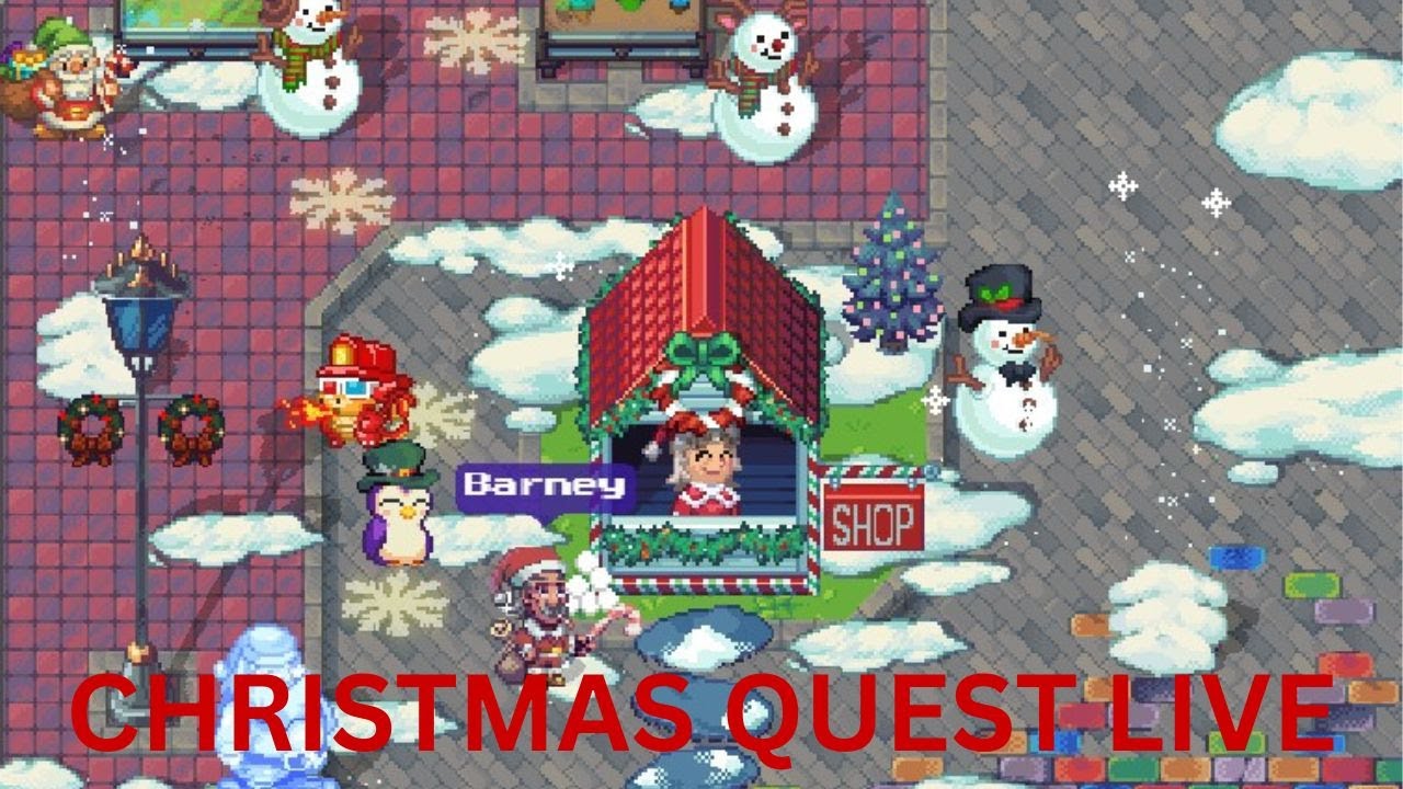 PIXELS XMAS QUEST LIVE 🎄| Bountyfall, Tasks & Holiday Fun