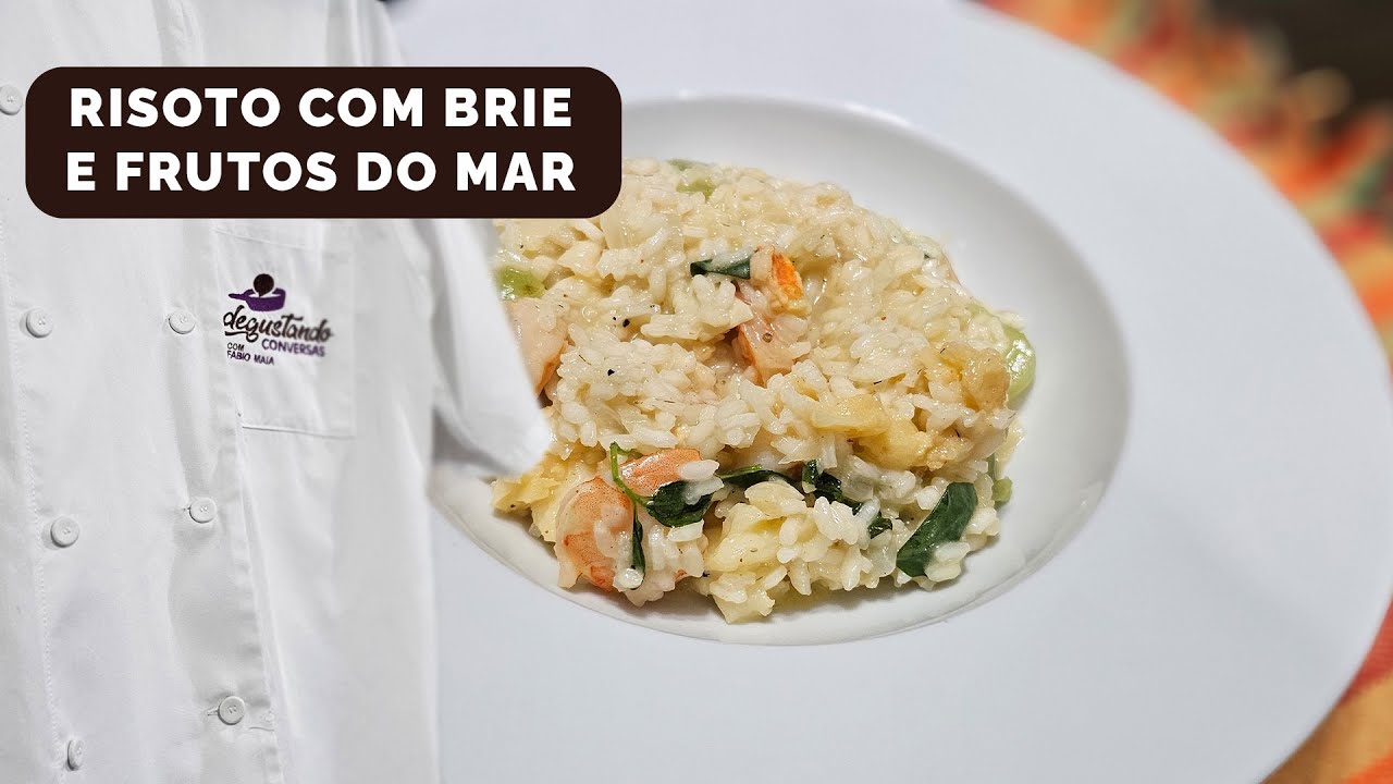 Degustando Conversas #4 | Risoto com Brie e Frutos do Mar: sabores ousados à mesa