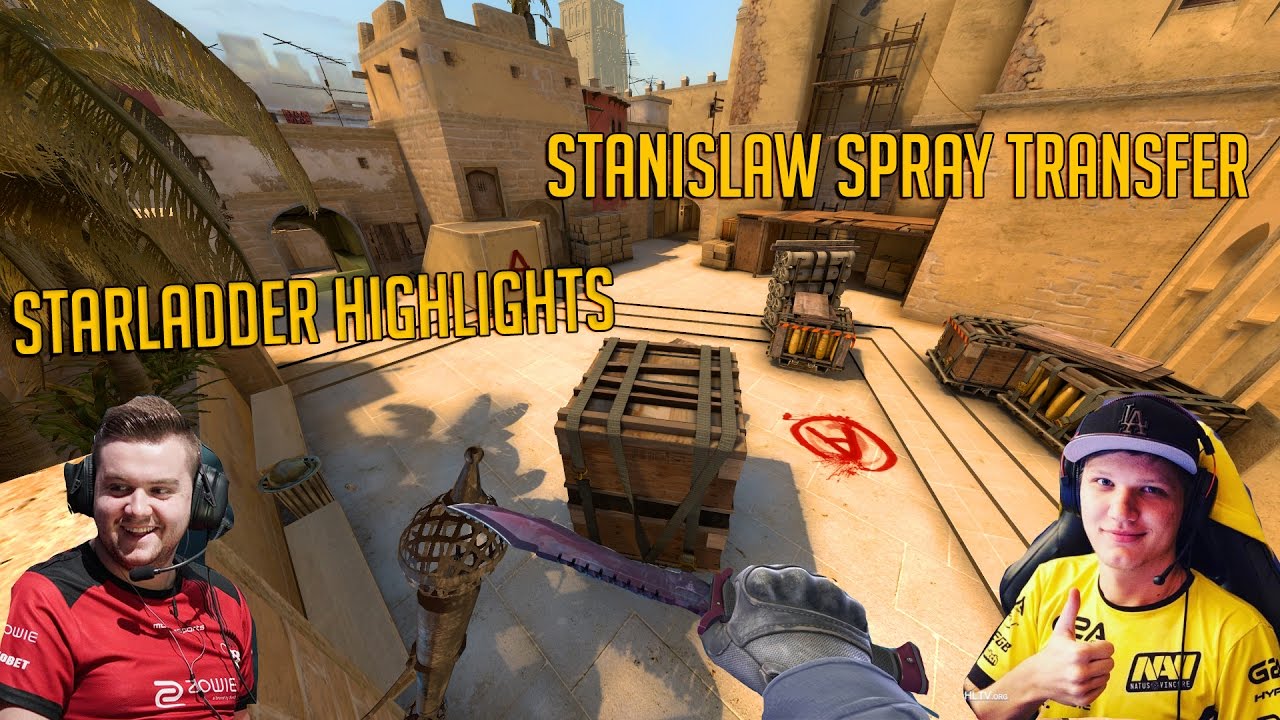 STARLADDER HIGHLIGHTS, S1MPLE KNIFES MSL, NIKO 1V3, STANISLAW SPRAY AND MORE CSGO CLIPS #3