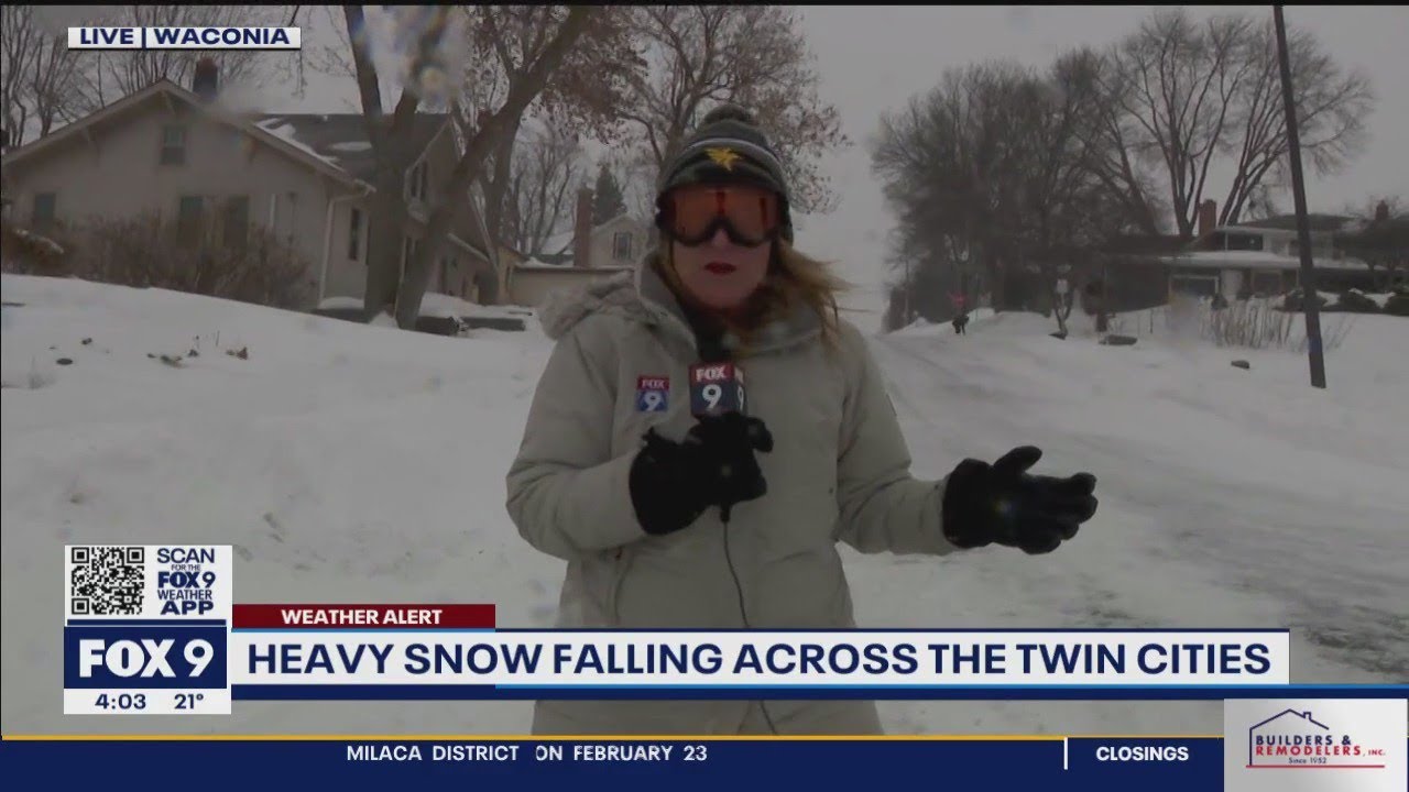 Winter storm second wave begins Wednesday evening I KMSP FOX 9