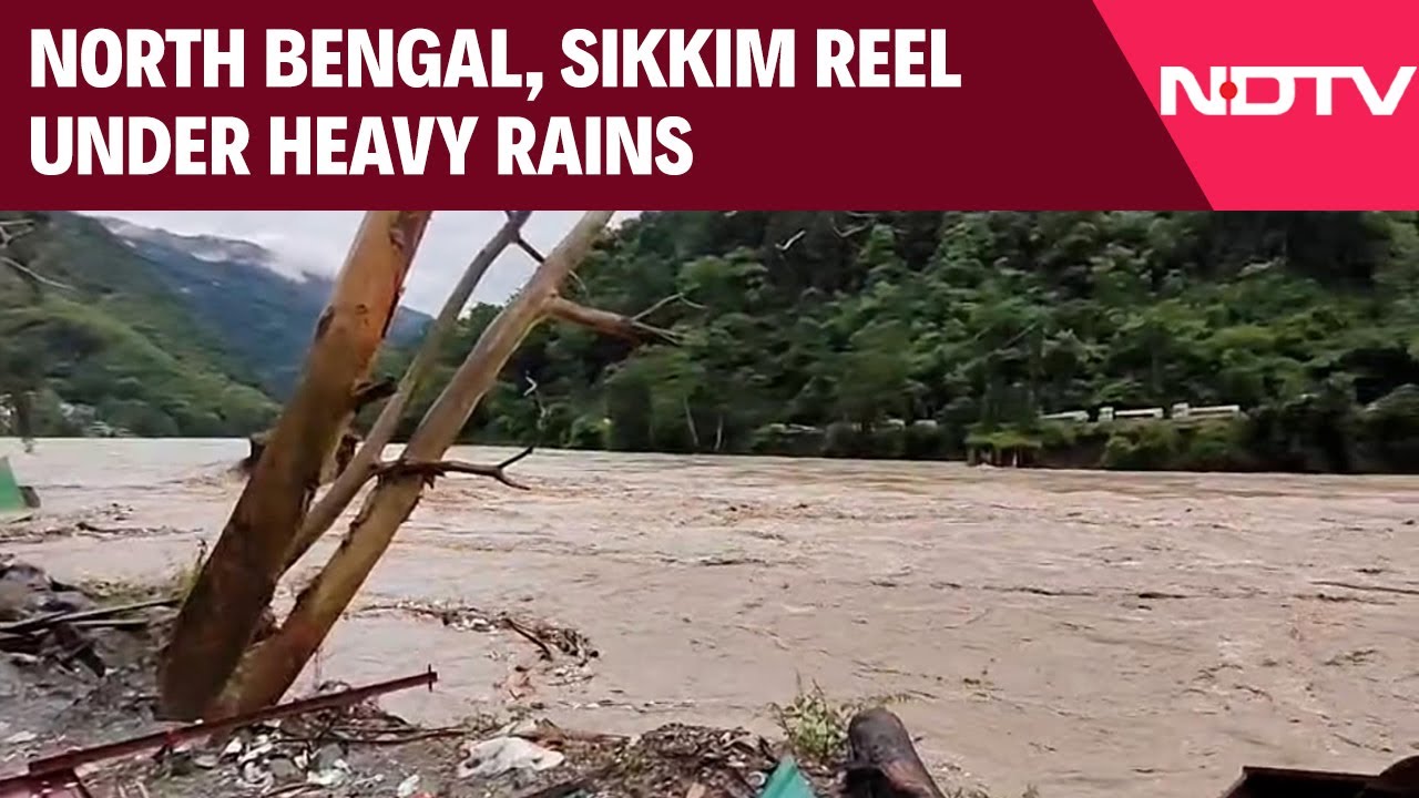 Darjeeling Rain News Today | North Bengal, Sikkim Reel Under Heavy Rains And Landslides