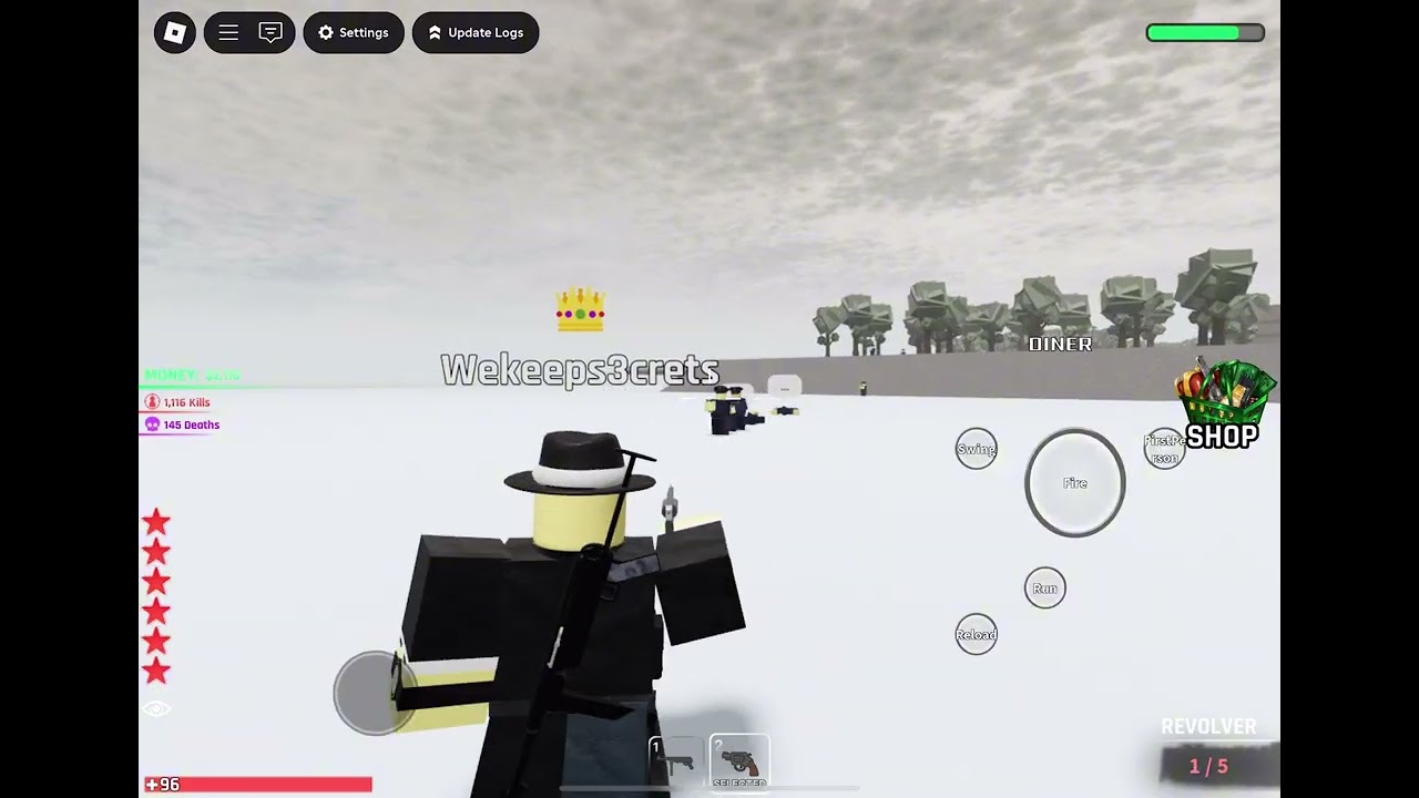 Becoming a wanted criminal in random mafia shooter!