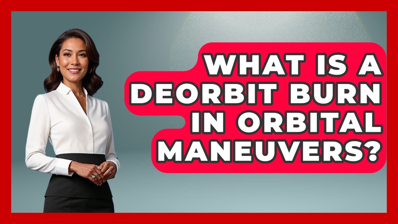 What Is A Deorbit Burn In Orbital Maneuvers? - Space Tech Insider
