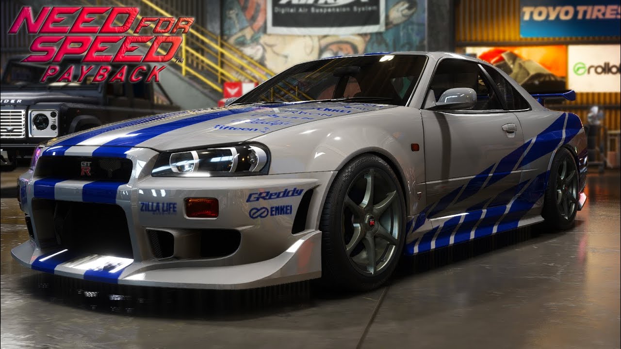 PAUL WALKER'S NISSAN SKYLINE GTR 34 BUILD | NEED FOR SPEED PAYBACK | RISHABH SHAH