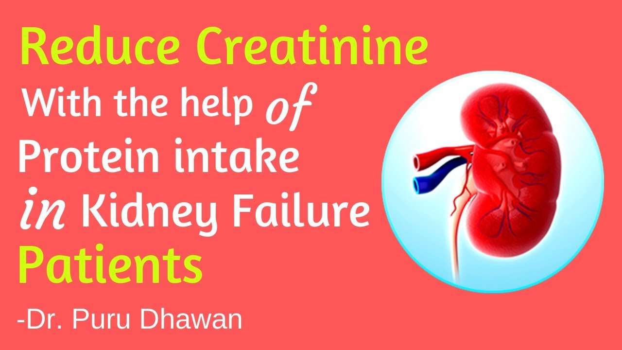 Reduce Creatinine with the help of Protein intake in Kidney Failure Patients