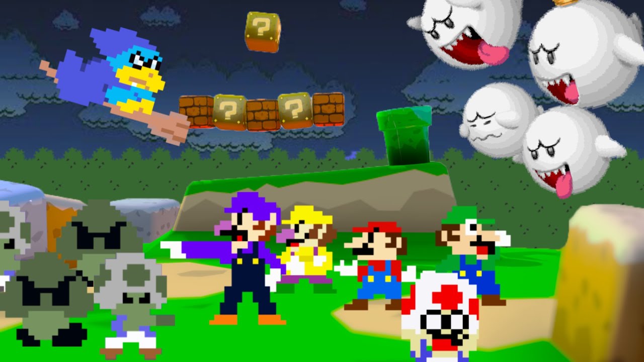 8BIT-ANI: Team Mario Mayhem ALL EPISODES (Season 1) (Season 2) + Bonus Episodes