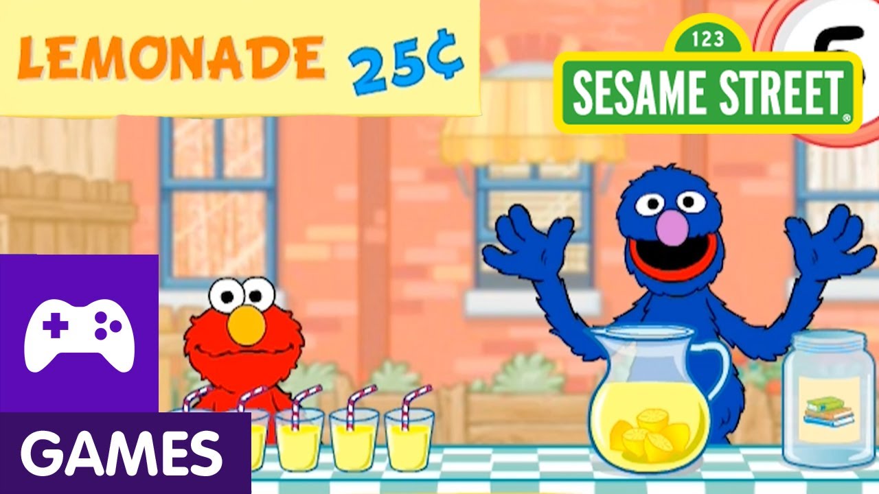 Sesame Street: Grover and Elmo's Lemonade Stand | Game Video