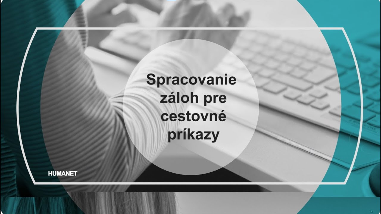 Spracovanie záloh na cestu pokladník, účtovník