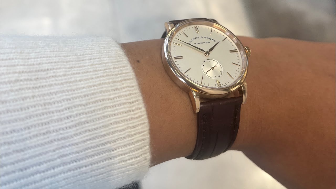 Unboxing│A Lange Sohne Saxonia watch w. Timestamps