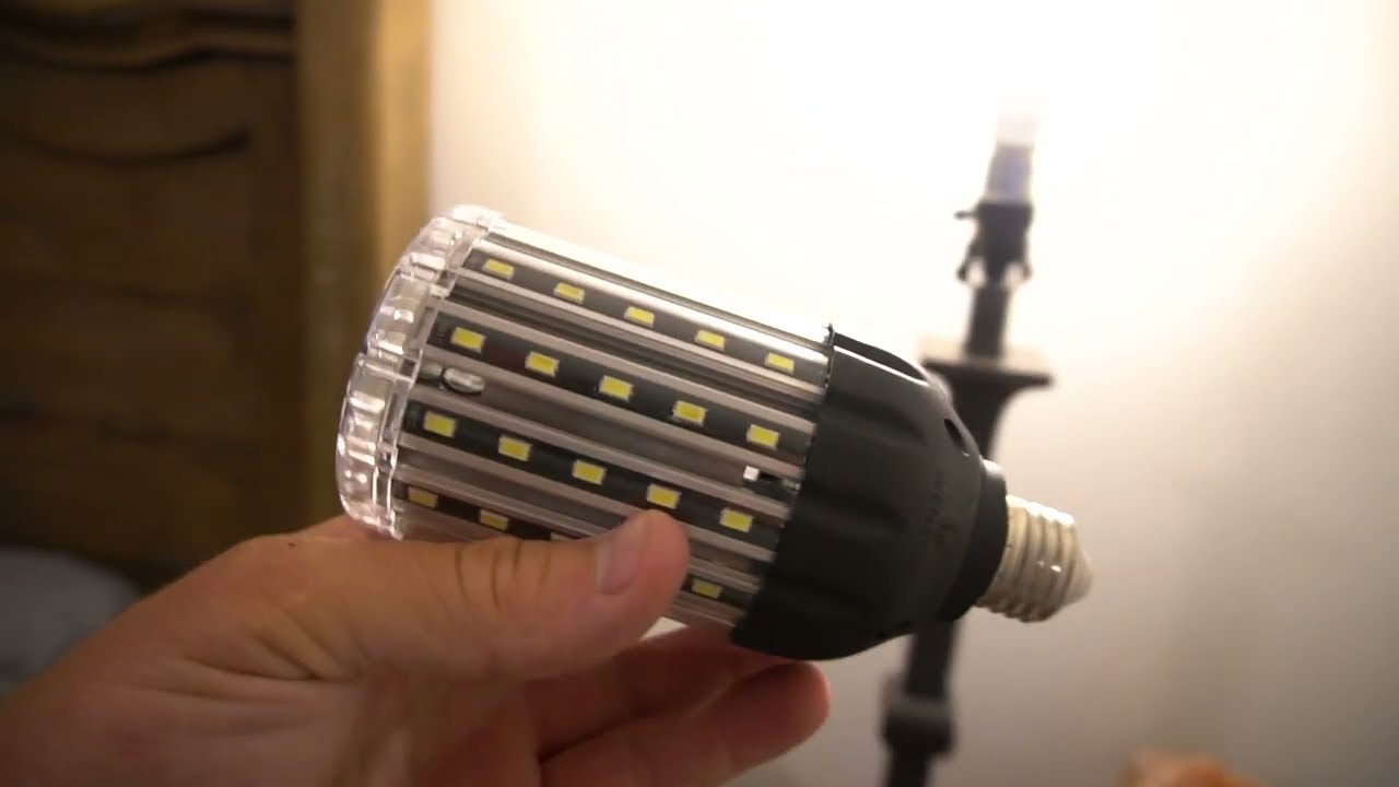 LED Corn Bulb Standard Base for Lamps or garage lights is super bright!