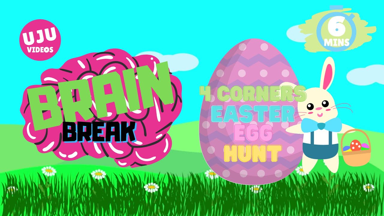Brain Break - 4 Corners Easter Egg Hunt