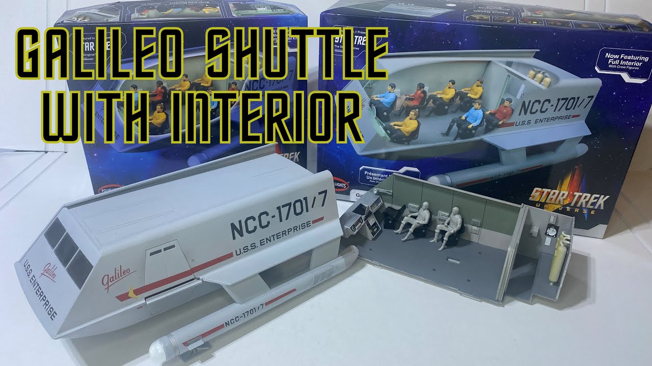 Galileo Shuttle with Interior AND Parts Pack - Double Unboxing - Comparisons - Mock Up Build.