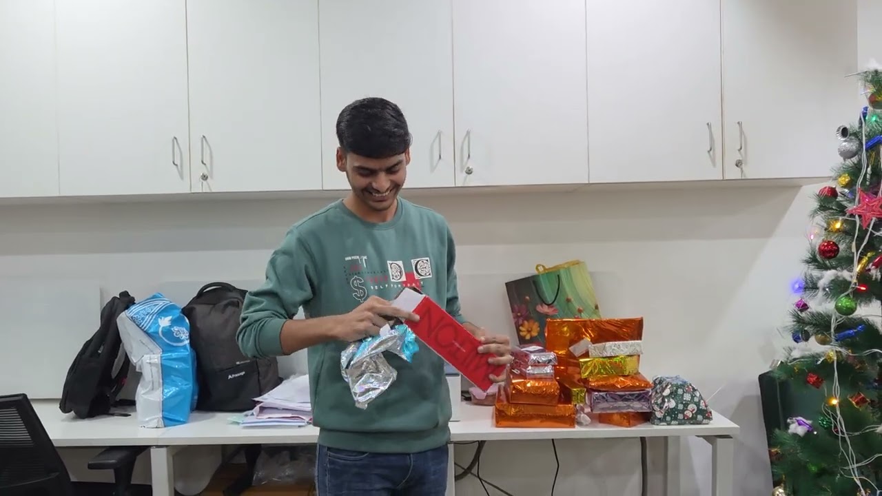 Secret Santa Gift Exchange in Our Office 🎅 | Fun Office Activity #officevlog  #funny