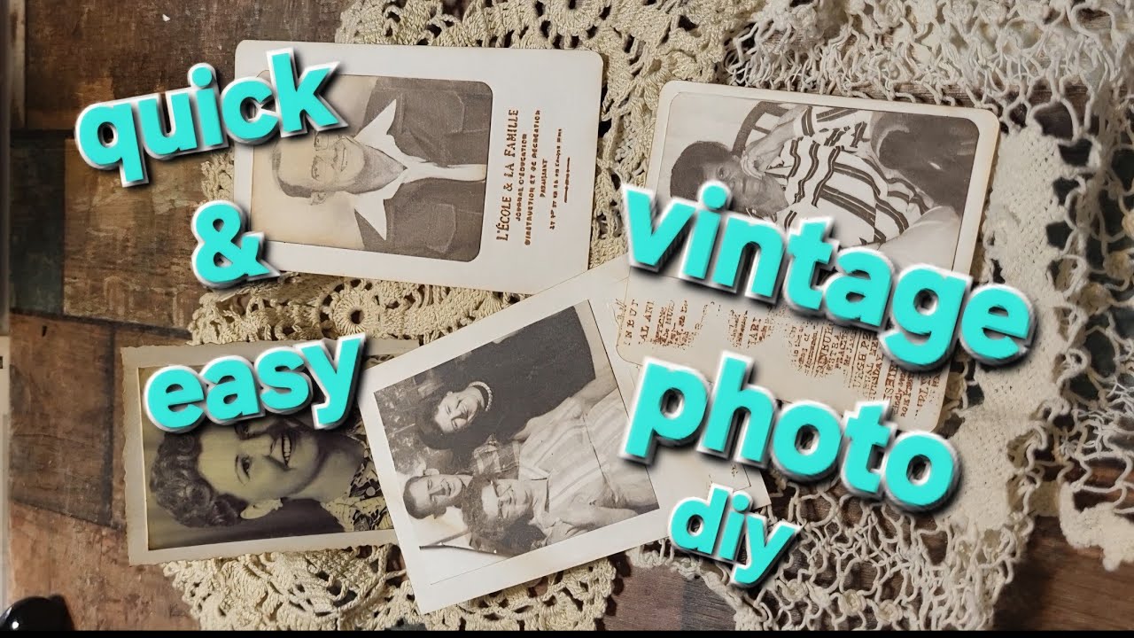 Превратите страницу книги в винтажные фотографии — быстро и легко! #творчествосомной