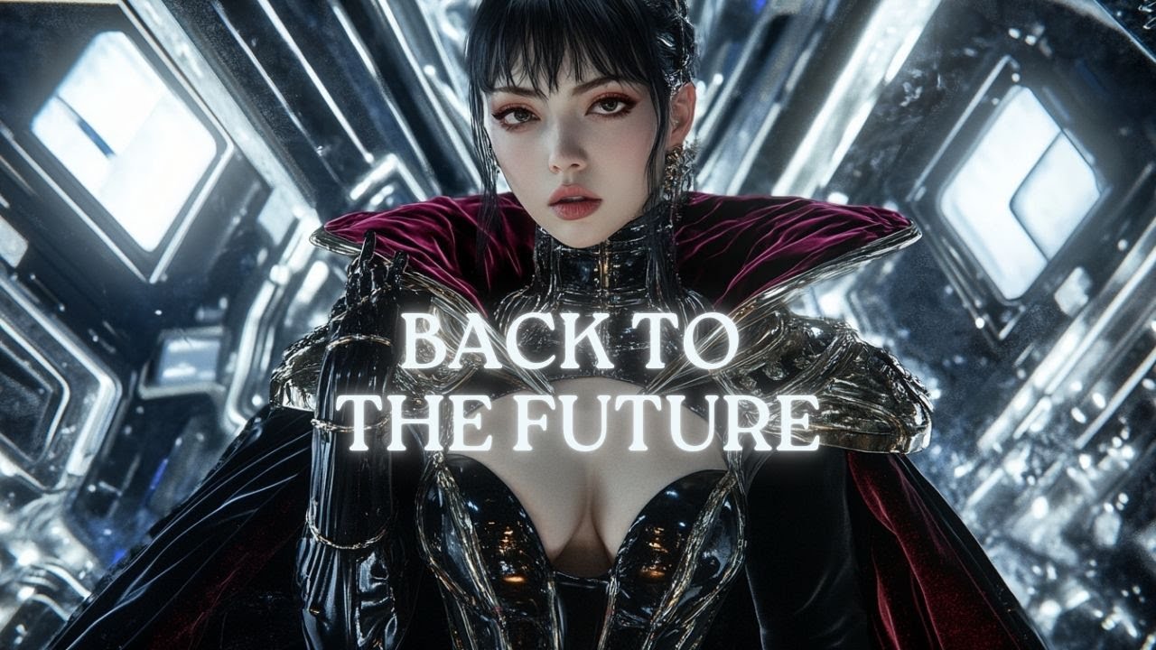 Back to the Future | Woman in a high-tech space station | The Ai Imagination #aiart #hightech