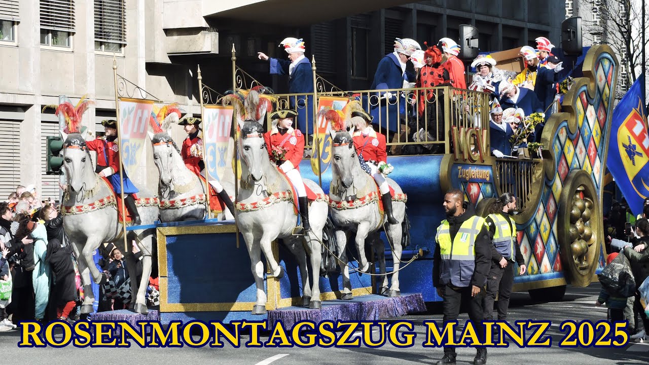 Rosenmontagszug Mainz 2025 (Highlights in 20 Minuten)