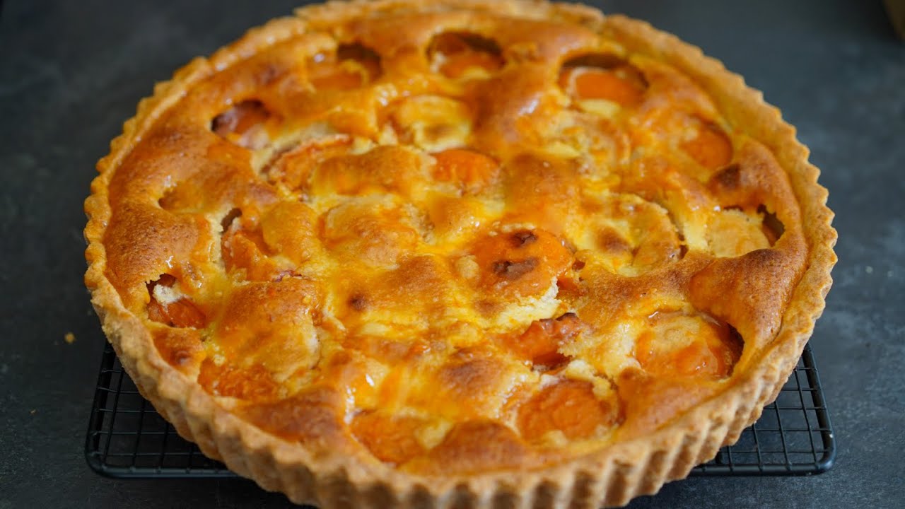 Tarte aux abricots amande faite maison facile