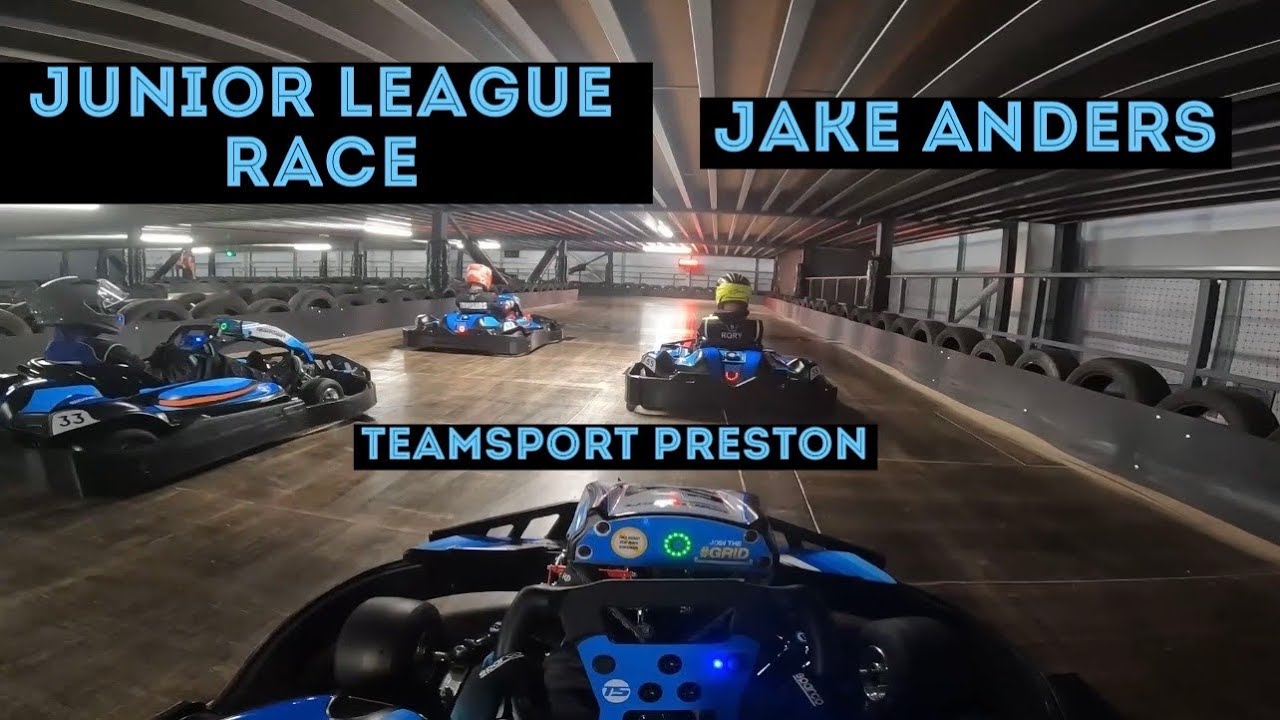 Great junior league Academy race, TeamSport Preston #indoorkarting #gokarting #teamsport #racing