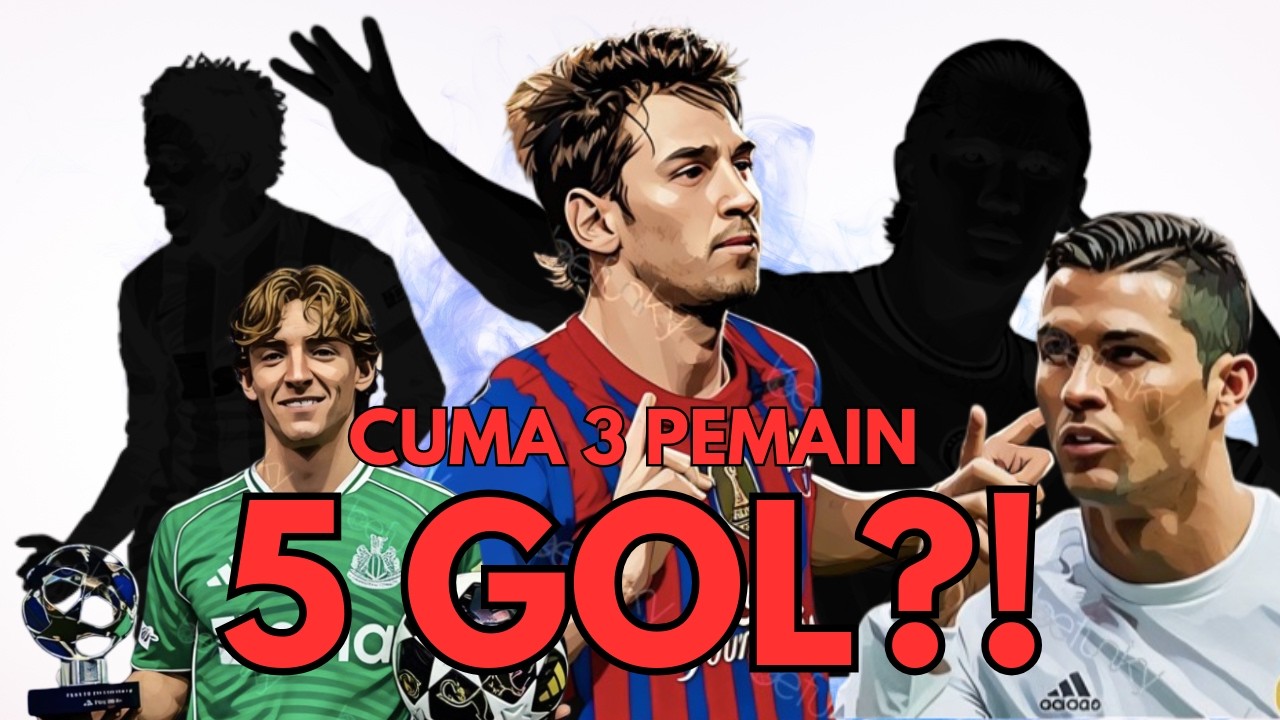 Bukan Ronaldo! Hanya 3 Pemain Termasuk Messi yang Pernah Cetak 5 Gol di UCL