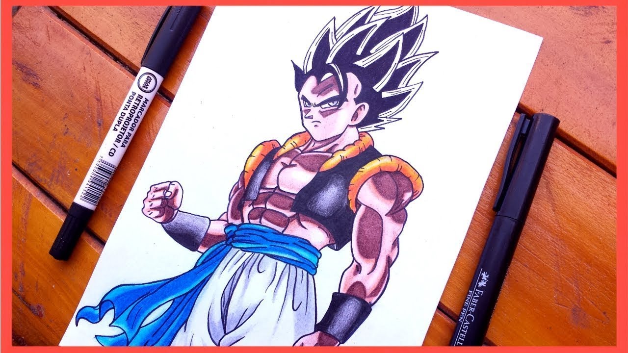 Como dibujar el Gogeta Instinct Superior _HD