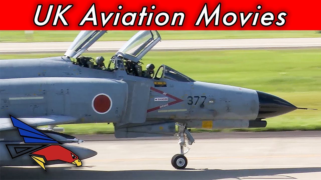 Stunning 302nd Japanese F-4EJs operating from Hyakuri air base, with a Kawasaki T-4 [HD]
