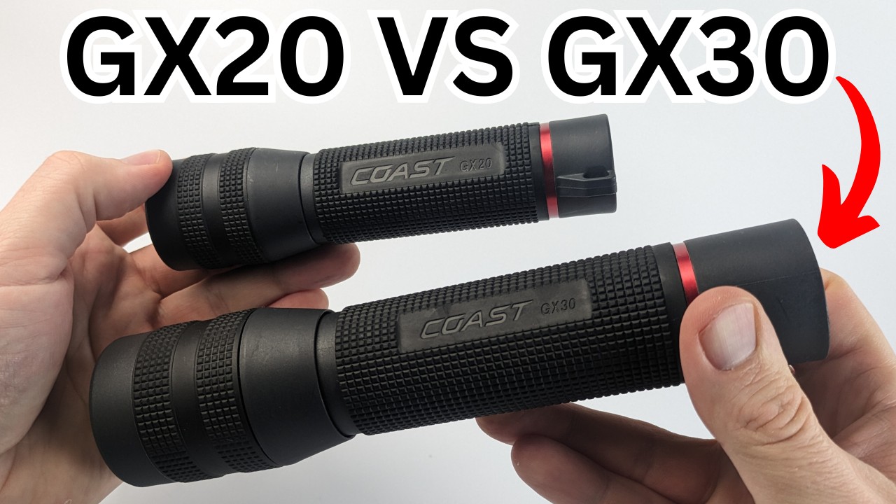 Coast GX20 vs GX30 Flashlight Review & Comparison
