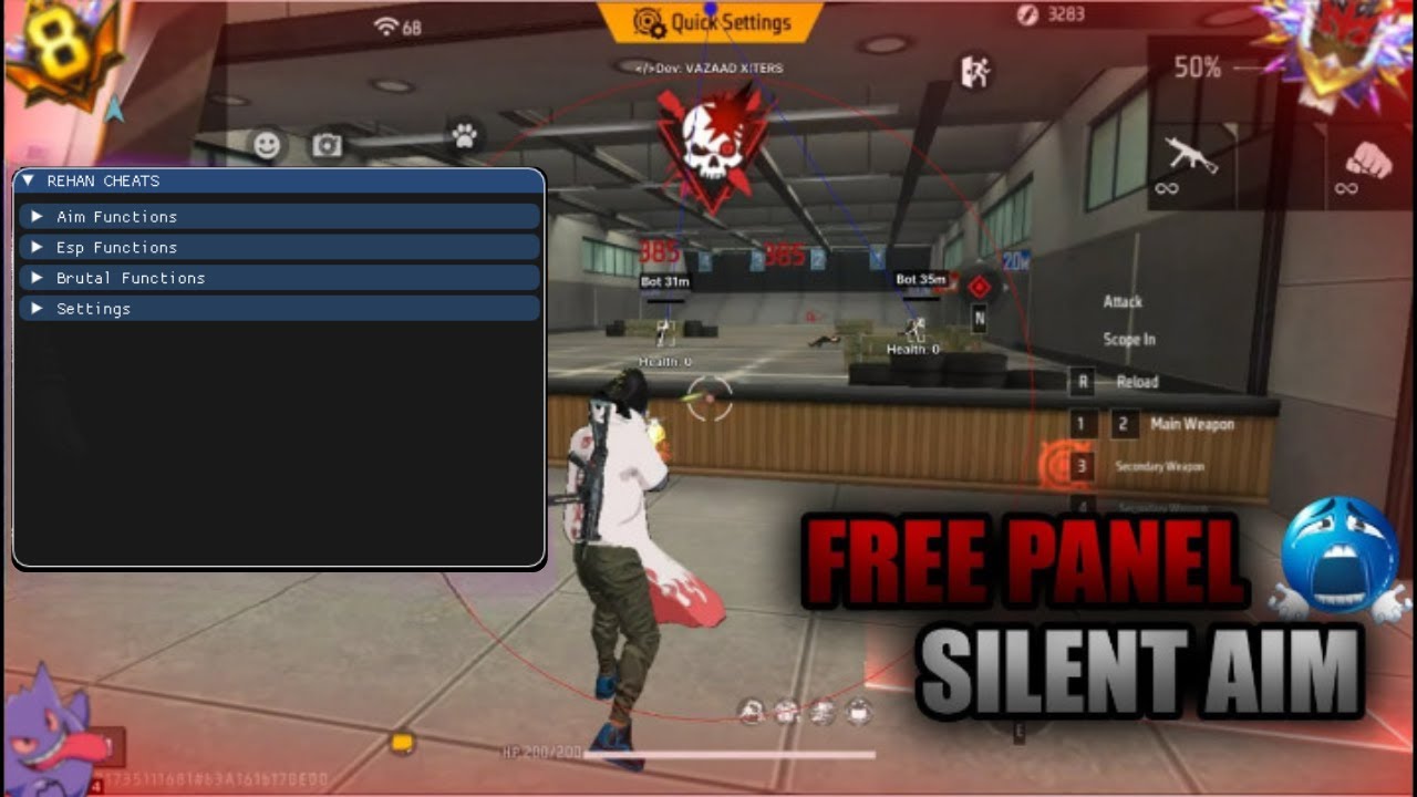 FREE FIRE BETA PC PANEL OB51 UPDATED💻 SILENT AIM 🎯 AIMBOT RAGE | SPEED |100% ANTIBAN✅| REHAN CHEATS