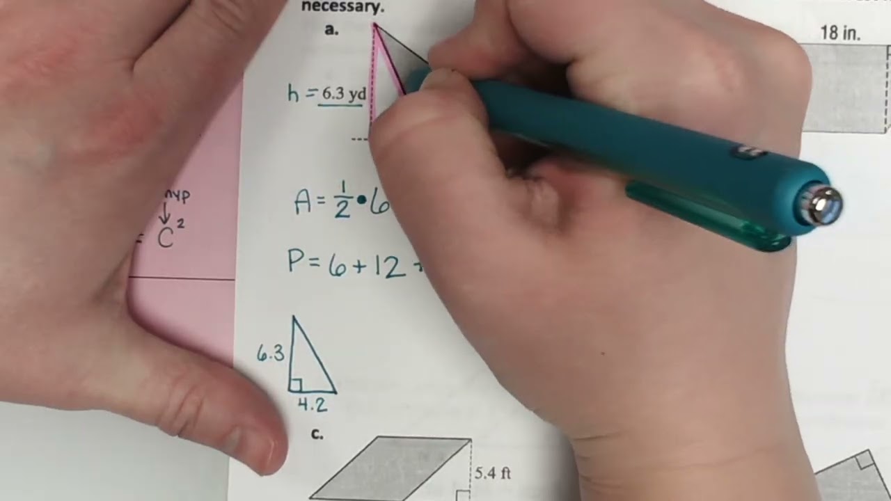 Geometry Standards: 11.0 Day 3: Area and Perimeter (using Pyth Thm and Trig)