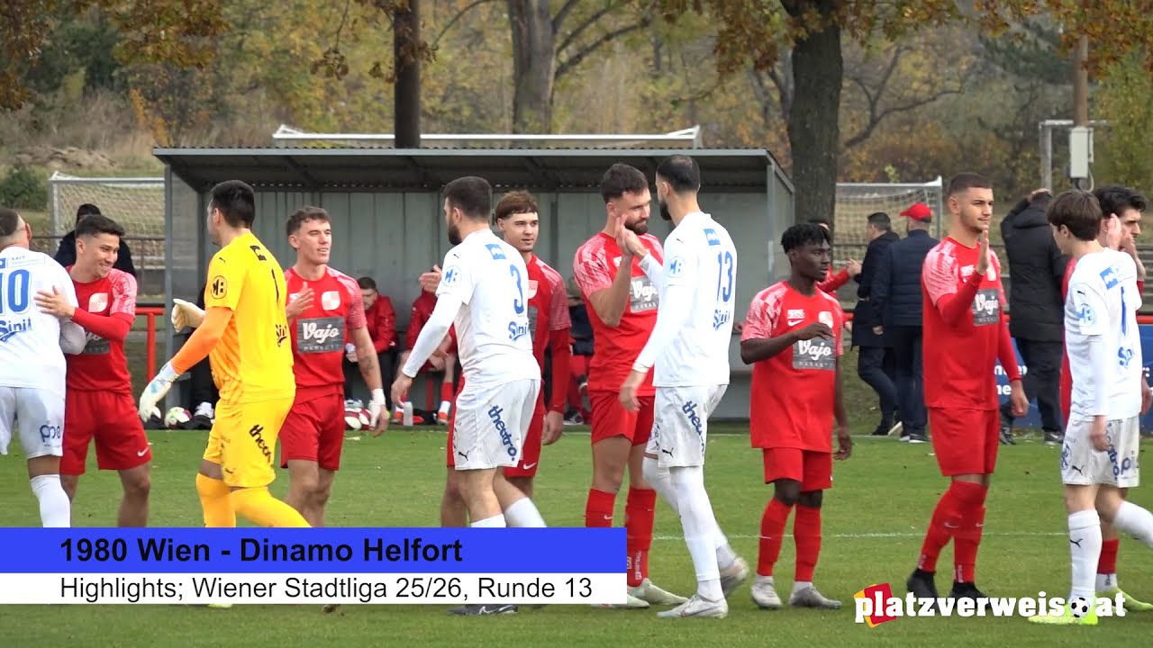 Highlights 1980 Wien - Dinamo Helfort, Wiener Stadtliga 2025/16; Runde 13